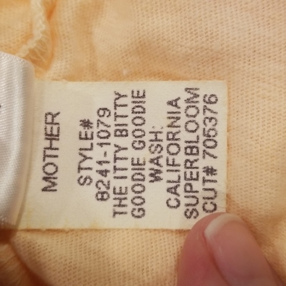 💕MOTHER💕 Itty Bitty Tee ~ California Super Bloom Graphic Tee Small S NWOT - Picture 12 of 13